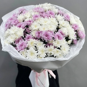 Букет "Конфетти" из 19 кустовых хризантем в Коломне
