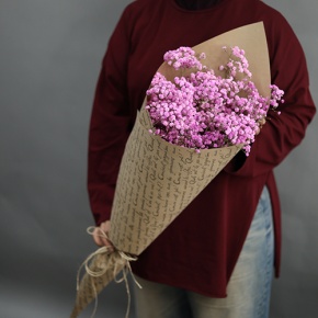 Букет из 3 розовых гипсофил в Коломне