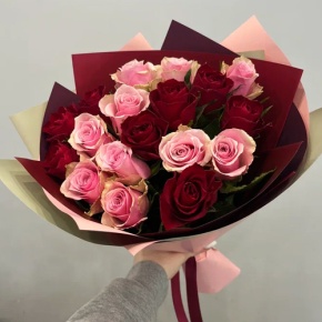 Букет "Вечность" из 17 роз кения (40 см) в Коломне