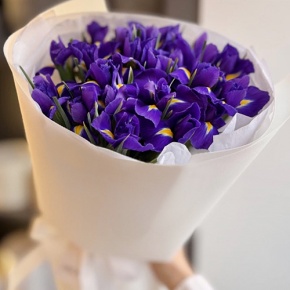 Букет из 21 ириса в Коломне