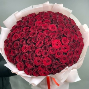 Букет "Париж" из 101 красной розы (60 см) в Коломне