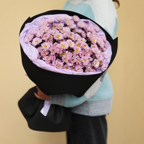 Стильный букет из 11 хризантем сантини в Коломне