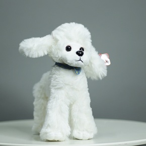 Плюшевый пудель белый (25 см) в Коломне