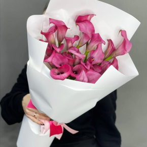 Монобукет из 21 каллы в Коломне