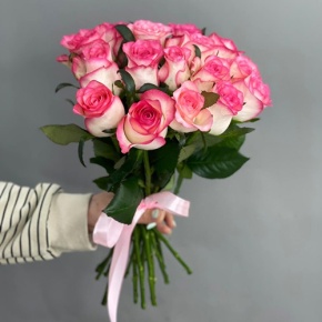 Букет из 15 роз Джумилия (50 см) в Коломне