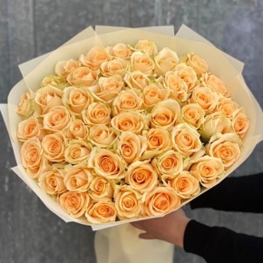 Букет из 51 розы Аваланж (60 см) в Коломне