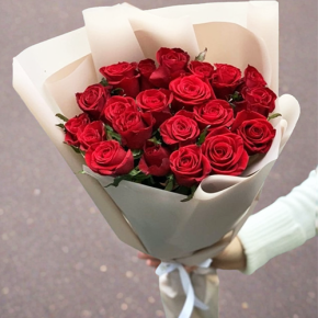 Букет 21 красная роза (60 см) в Коломне