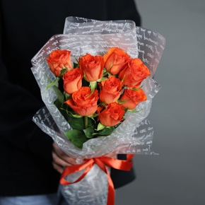 Букет из 9 Кенийских роз (40 см) в Коломне