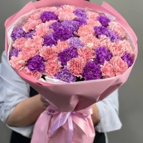 Букет из 51 диантуса микс в Коломне