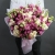 Букет "Сладкая жизнь" из кустовых пионовидных роз и эустом в Коломне
