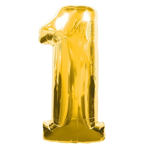 Шар гелиевый цифра 1 (40х102 см) в Коломне