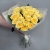 Букет из 21  из пионовидной розы Баттеркап (60 см) в Коломне