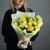 Букет "Мимозка" из нарциссов, диантусов и мимозы в Коломне