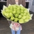 Букет 51 лаймовая роза (40 см) в Коломне