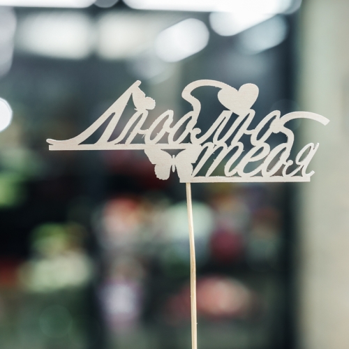 Топпер Люблю тебя в Коломне