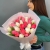 Букет из 25 кораллово-белых тюльпанов в Коломне