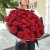 Букет 51 красная роза (50 см) в Коломне