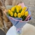 Букет из 15 жёлтых тюльпанов в Коломне
