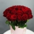 25 красных Кенийских роз в конусе в Коломне